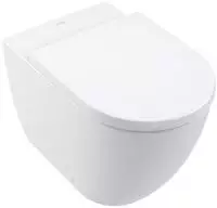 Villeroy &amp; Boch Subway 3.0 Tiefsp&uuml;l-WC sp&uuml;lrandlos, bodenstehend, mit