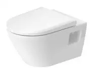 Duravit Wand-WC, Tiefsp&uuml;ler-Set D-Neo mit WC-Sitz, Rimless, wei&szlig;