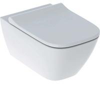 Geberit Smyle Square Set Wand-WC Tiefsp&uuml;ler, geschlossene Form, Rimfree, mit