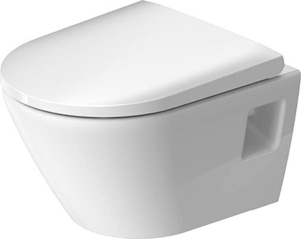 Duravit D-Neo Wand-WC Compact Rimless Set 37 x 48 cm weiß (45870900A1)