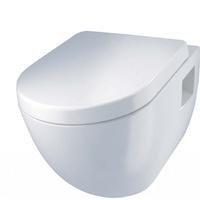 Primaster Wand-Tiefspül-WC Lea weiß, spülrandlos, inkl. WC-Sitz