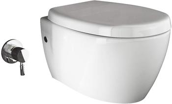 Aqua Bagno Tiefspül-WC Aqua Bagno Taharet WC inkl. Softclose WC-Sitz