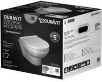 Combi-Pack Duravit No.1 Compact Tiefsp&uuml;ler, sp&uuml;lrandlos, mit Softclose, wei&szlig; -