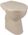 SANITOP-WINGENROTH aquaSu® Stand-WC-Set +7 cm | Spülrandlos | Erhöhtes Komfort WC | Inklusive WC-Sitz mit