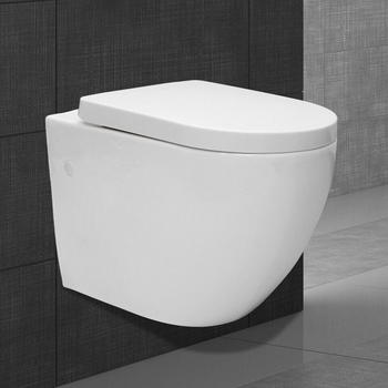 ECD Germany Wand Hänge WC 55,5 x 36,5 cm weiß (322008591)
