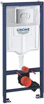 GROHE Solido Set 3 in 1 Montageelement für WC, H: 113 cm, mit Arena Cosmopolitan Betätigungsplatte, 38981000