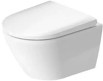 Duravit D-Neo Wand-Tiefsp&uuml;l-WC Compact rimless mit WC-Sitz wei&szlig; (45880900A1)