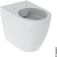 Geberit iCon Stand-WC, Tiefsp&uuml;ler, sp&uuml;lrandlos, verdeckte Befestigung,