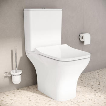 VitrA Bad Matrix Stand-Tiefspül-WC mit VitrAhygiene Beschichtung weiß (8489B003-1867)
