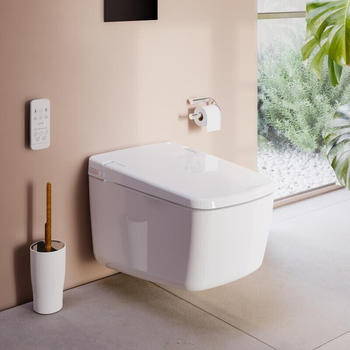 VitrA Bad V-Care Prime Lite Wand-Dusch-WC mit WC-Sitz weiß (7231B403-6245)