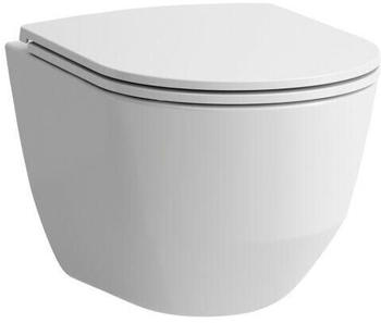 Laufen Pro Wand-WC Compact spülrandlos inkl. WC-Sitz weiß (H8669550000001)
