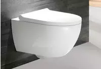 Geberit Acanto Set Wand-WC Tiefsp&uuml;ler, geschlossene Form, TurboFlush, mit...