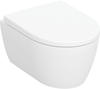 Wand-Tiefspül-WC Set mit WC-Sitz „iCon“ geschlossene Form 36 × 37,8 × 49...