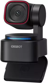 OBSBOT Tiny 3 Lite 4K PTZ-Webcam mit KI, 2-Achsen Gimbal, räumlichem Audio