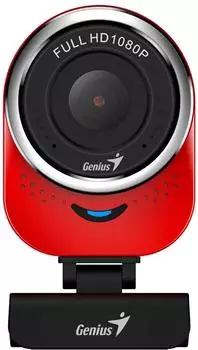 Genius QCam 6000 Webcam 1080p Full HD, rot (32200002401)