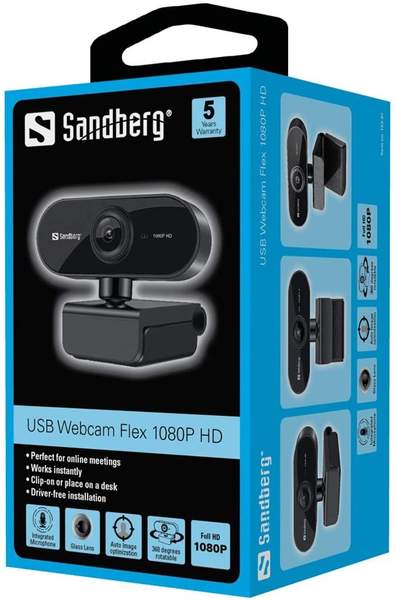 Allgemeines & Eigenschaften Sandberg USB Webcam Flex 1080P HD