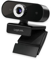 LogiLink UA0371, LogiLink UA0371 Full HD-Webcam Klemm-Halterung, Mikrofon