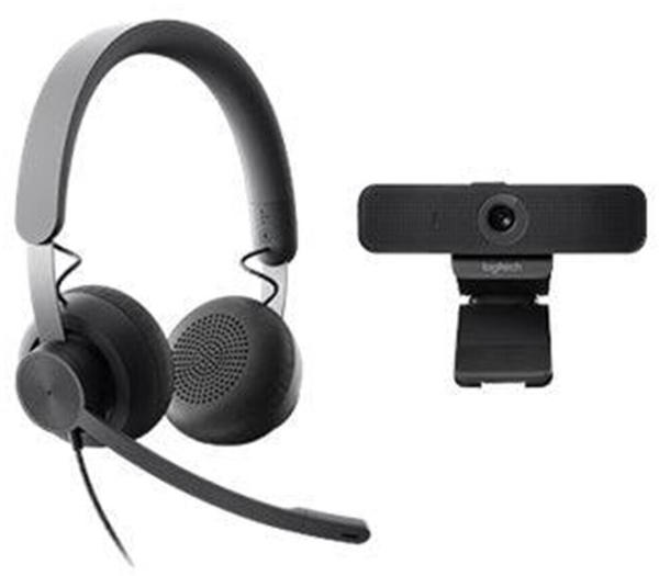 Logitech WIRED PERSONAL VIDEO COLLABORATION KIT (MSFT TEAMS ZONE WIRED HEADSET)