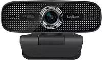 LogiLink UA0378, LogiLink UA0378 Full HD-Webcam Klemm-Halterung, Mikrofon