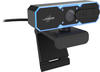 Hama REC 600 HD Streaming-Webcam mit Spy-Protection, schwarz