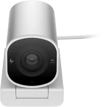 HP 960 Streaming Webcam Silver (695J6AA) – HP 960 Streaming Webcam Silver (695J6AA): Hochwertige 4K-Aufnahmen
