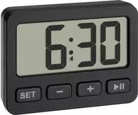 TFA Dostmann 60.2036.01 Quarz Wecker Schwarz Alarmzeiten 1 1 Timerzeit