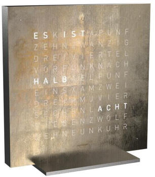 Qlocktwo Earth Creator's Edition silver & gold