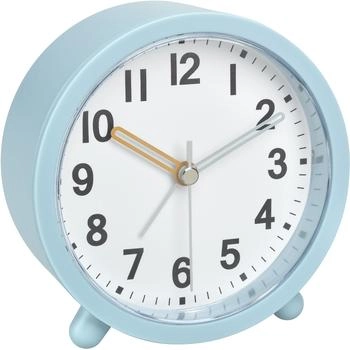 TFA Dostmann Quarz Wecker T&uuml;rkis, Blau mit leisem Uhrwerk (60.1043.20)
