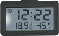 TFA Dostmann 60.2045.10 Quarz Wecker Grau Alarmzeiten 1