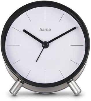 Hama Funkwecker Flores analog schwarz/wei&szlig; Kunststoff (00222226)