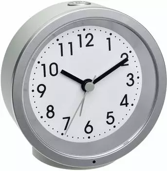 TFA Dostmann 60.2545 Digital Radio Alarm Clock Silver With