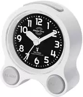 Master Time MTC-71030-12W Deutsch Sprechender Funk-Wecker Wei&szlig;/Schwarz