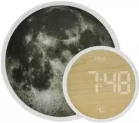 TFA Dostmann 60.2050.02 Quarz Wecker Wei&szlig; Alarmzeiten 1 USB Anschluss...