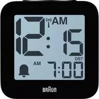Braun BC 25 BP-DCF schwarz Funkwecker mit Sprachausgabe (60077)