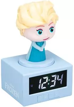 Paladone Elsa Frozen Kinderwecker mit Nachtlicht