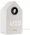 Karlsson Cuckoo LED Wecker, weiß, Holz (KA6061WH)