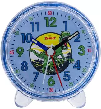 Scout Favorit Green Rex Kinder-Wecker analog, blau (166000009)