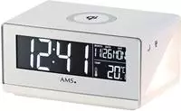 AMS Quarzwecker "T1300" Wecker, digital Wecker, Schlafzimmer. Ladestation