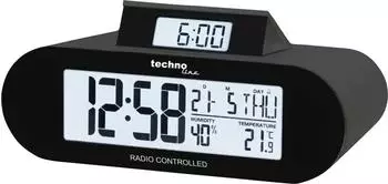 TechnoLine WT 376 Funkwecker DCF77 mit Projektion, Temperatur- & Luftfeuchtigkeitsanzeige (WT 376)