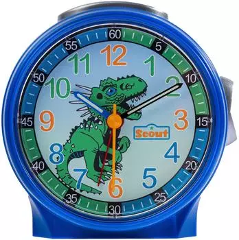 Scout Friends Kinderwecker, blau, Dino (166000019)