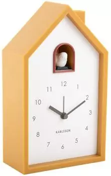 Karlsson Modern Cuckoo Wecker, gelb (KA6015YE)