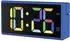 Hama Ibiza Digitaler Wecker, mehrfarbiges Display, USB, blau (00222209)