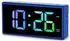 Hama Ibiza Digitaler Wecker, mehrfarbiges Display, USB, blau (00222209)
