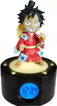 Teknofun One Piece Luffy Wano Figur Digitaler Wecker mit LED (811638)