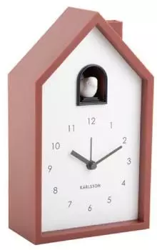 Karlsson Modern Cuckoo Wecker, rot (KA6015RD)