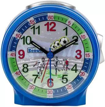 Scout Fußballwecker Friends, Quarzwecker, blau (280001033)