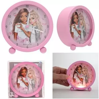 Depesche TOPModel My BFF Wecker, rosa, Kunststoff (13546)