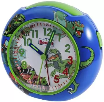 Scout Kinderwecker Dinosaurier mit Licht & Schlummerfunktion (166000012)