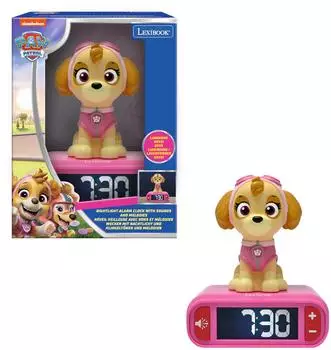 Lexibook PAW Patrol Nachtlichtwecker mit T&ouml;nen und LCD-Display (RL800PAG)