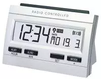 Techno Line 02991, Techno Line 02991 Funk Wecker Silber Alarmzeiten 2